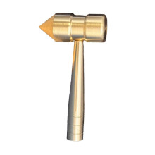 Marteau de bijoutier miniature portable en laiton, outil à main léger pour la fabrication de bijoux
