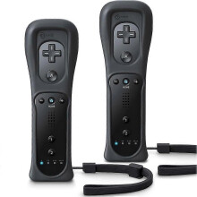 Wii & Wii U fjärrkontroller 2-pack - Silikonfodral och handledsremmar