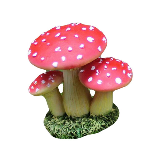 Statue de champignon décorative pour jardin, patio ou cour extérieure 2