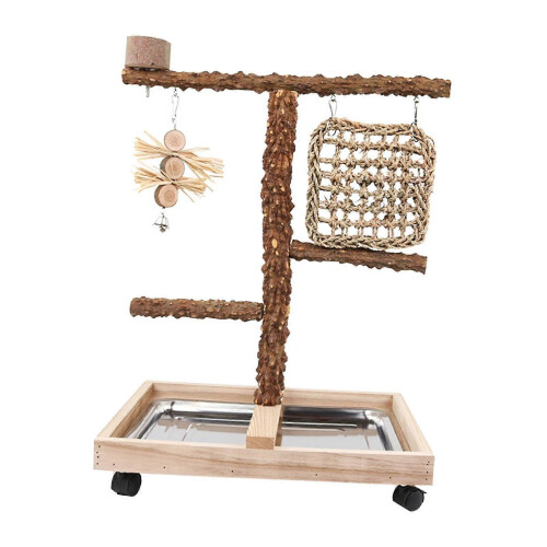 Parc de jeu pour perroquets, perruches, inséparables, cacatoès et accessoires pour cage 1