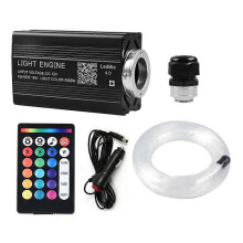 Zestaw 500 szt. światłowodowych lampek Star Light do samochodu, domu, podsufitki, dachu, sufitu, zdalnego sterowania