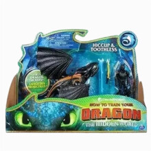 (toothless) How to Train Your Dragon 3HICCUP TOOTHLESS Action Figure Set Birthday Gift NEW