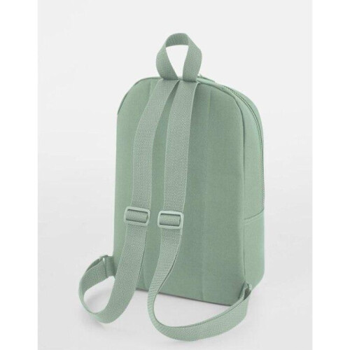 BagBase (One Size, Dusty Green) Bagbase Mini Essential Backpack/Rucksack Bag 2