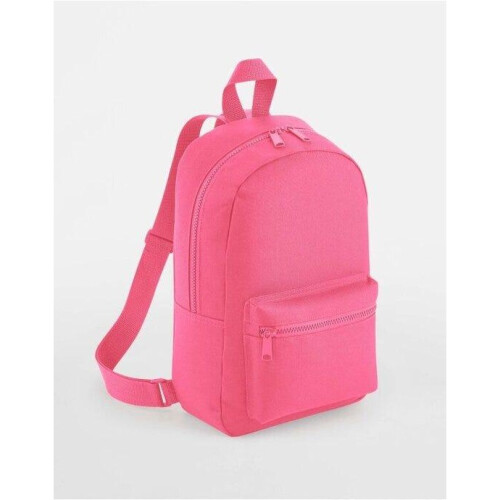 BagBase (One Size, Candy Pink) Bagbase Mini Essential Backpack/Rucksack Bag 1