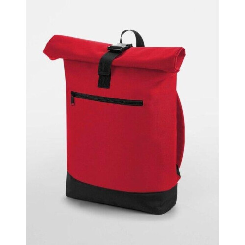 BagBase (One Size, Classic Red) Bagbase Roll-Top Backpack / Rucksack / Bag (12 Litres) 1