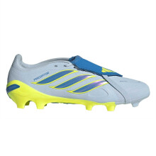 (11 UK, Blue/Yellow) Adidas Unisex Adult Predator 3 Firm Ground Football Boots