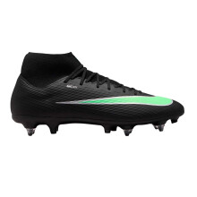 (6.5 UK, Black/Green) Nike Mens Mercurial Academy Knitted Collar Soft Ground Football Boots