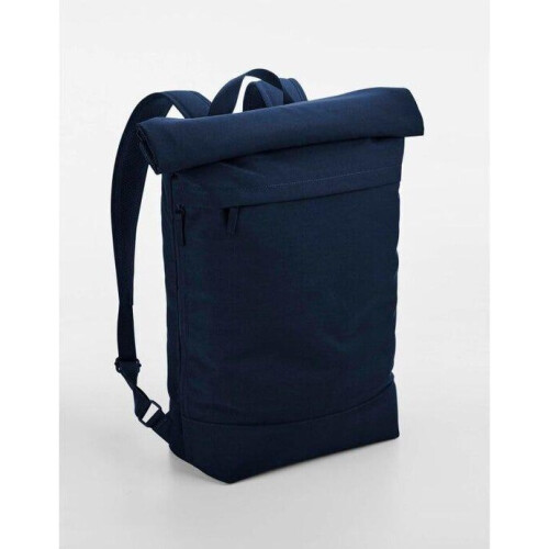 BagBase (One Size, French Navy) Bagbase Simplicity Roll Top Backpack 1