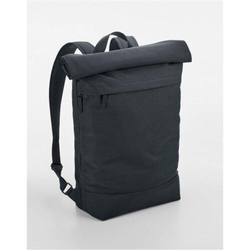 BagBase (One Size, Graphite) Bagbase Simplicity Roll Top Backpack 1