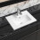 Limoge 4003-51 Ceramic 51cm Thin-Edge Inset Basin with Deep Scoop 1