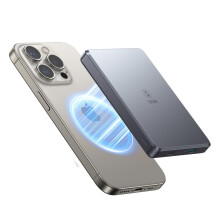 Batterie externe magnétique ultra-mince SiGN 10 000 mAh, 20 W - Grise