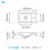 Limoge 7112 Ceramic 41cm Thick-Edge Slabtop Basin 3