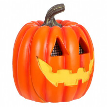 Halloween Pumpkin Table Lamp, Battery Powered Indoor Night Light for Home Decor