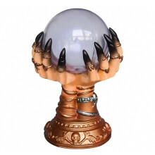 Gruselige Nachtlampe mit Handmotiv, dekoratives Halloween-Licht mit statischer Elektroinduktion, Schwarz für Innenräume