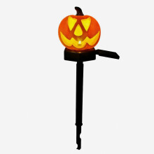 Aavemainen kurpitsamuotoinen aurinkovalo Halloweenin ulkokäyttöön poluille ja pihalle, lämmin valo ja säänkestävä rakenne