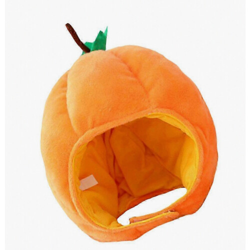 Indoor Halloween Pumpkin Hat Decorative Doll, Orange, 1 Piece