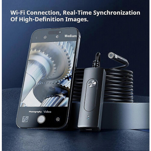 Wireless Endoscope Camera HD 8mm IP67 Waterproof WiFi Inspection Camera for Android and iOS 1