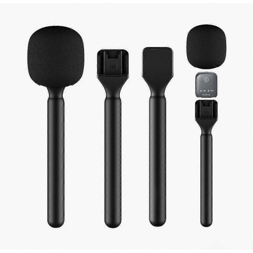 Microfono a asta portatile professionale per interviste e registrazioni per microfoni lavalier wireless