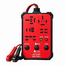 Universele elektronische relais- en diagnosetester voor auto’s, 12V en 24V, batterijkontrole en accudiagnose voor auto’s