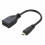 Καλώδιο προσαρμογέα Micro HDMI αρσενικό σε HDMI θηλυκό 17 εκ. για τηλεόραση και οθόνη 1