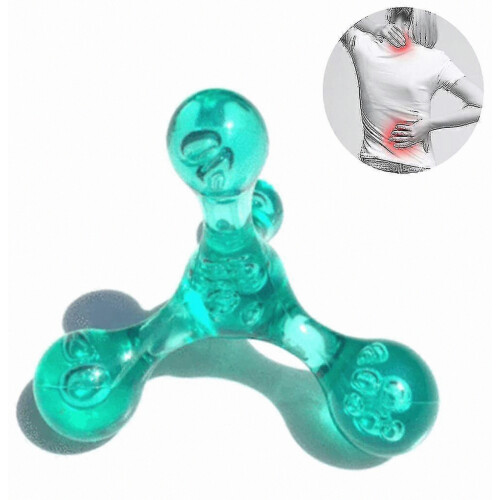 Mini massaggiatore a 4 testine per trigger point, strumento per massaggio del corpo, compatto e pratico 1