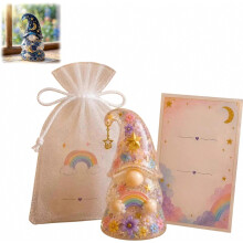 Collezione di gnomi decorativi bianchi per casa e ufficio, regalo motivazionale per amici, famiglia e colleghi, ideale per scrivania e arredo intern
