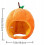 Indoor Halloween Pumpkin Hat Decorative Doll, Orange, 1 Piece 2
