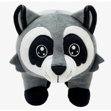 Peluche de mapache suave, muñeco de peluche tierno inspirado en meme, regalo para niños y adultos