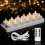 12 Pack Rechargeable LED Flameless Tea Light Candles with Remote Control and Charging Base 2