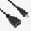 Καλώδιο προσαρμογέα Micro HDMI αρσενικό σε HDMI θηλυκό 17 εκ. για τηλεόραση και οθόνη 2