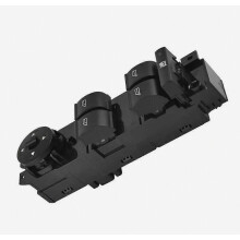 Pulsante interruttore alzacristalli elettrico BM5T-14A132-CA per Focus 2012, ricambio compatibile per finestrini auto, nero resistente