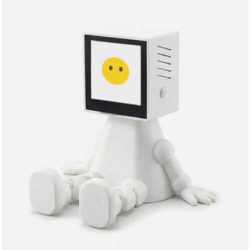 AI Desktop Smart Voice Assistant Chatbot with Base, Interactive Talking Device for Office and Home