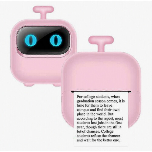 Portable Mini Thermal Photo Printer for Students, Compact High Definition Wireless Printer for Notes, Study Materials, and Instant Printin 1