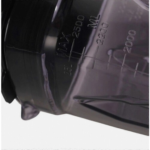 Universal 2.5L Blender Container with Blade and Lid, Replacement Cup Parts for Food Processor, Durable Mixing Jug 1
