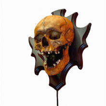 Halloween-Wandlampe Totenkopf für die Wohnraumwand, gruselige Wanddekoration mit Nachtlicht, dekorative Horrorlampe für Zuhause
