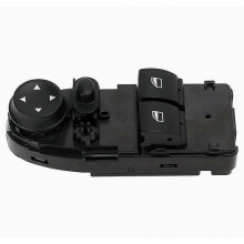 Interruttore alzacristalli elettrico per portiera, compatibile con Serie 3 E87 Coupe E92, ricambio auto per alzacristalli e comando finestrino, nero