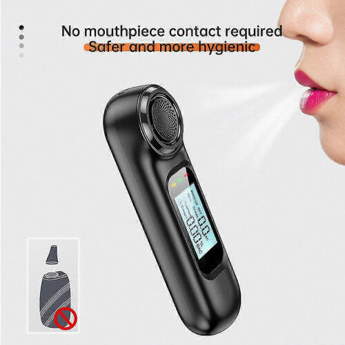 Non-Contact High-Precision Alcohol Tester with Digital LCD Screen, Rechargeable Breath Alcohol Analyzer 2