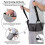 Strong Grip Pants Pulling Helper, Foldable Dressing Aid, Adjustable Assist Tool for Elderly Seniors to Wear Pants Easily 2