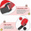 No Crow Chicken Collars Adjustable 4 Pack Neckbands for Roosters and Hens 3