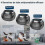 Ultrasonic Mouse and Rat Repeller, 360-Degree Coverage, Silent and Low-High Frequency Modes, 300m Range, 22-65kHz, Sticky Insect Panel 5