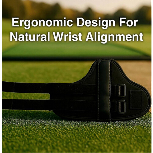 Golf Wrist Correction Trainer, Swing Alignment Brace, Grip Training Aid for Golfers, Adjustable Wrist Support for Practice 1