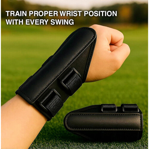 Golf Wrist Correction Trainer, Swing Alignment Brace, Grip Training Aid for Golfers, Adjustable Wrist Support for Practice 2