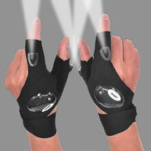 LED-Taschenlampenhandschuhe für Herren, freihändige Beleuchtung für Outdoor-Aktivitäten und Reparaturen