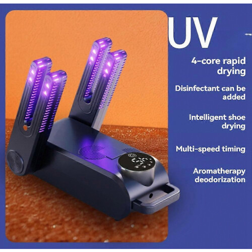 Telescopic Boot and Shoe Dryer Rack, Portable Wet and Dry Function, Quick Air Circulation, Compact Indoor Drying Stand 2