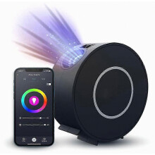 LED projektor hmloviny modré hviezdy do spálne, relaxáciu a hranie, nočné osvetlenie dekorácie