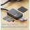 Lettore di schede USB 3.0 8 in 1 per SD, microSD, TF, CF e MS, adattatore multi-scheda per laptop e PC, compatto e veloce 3