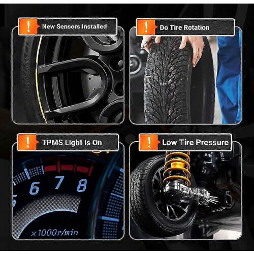 TPMS Relearn Tool for GM Tire Sensor, Automatic Tire Pressure Monitor Sensor Reset Tool for Vehicles 2