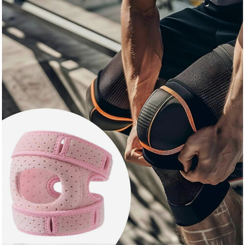Adjustable Knee Support Brace, Neoprene Compression Strap for Running, Sports and Everyday Stability 2