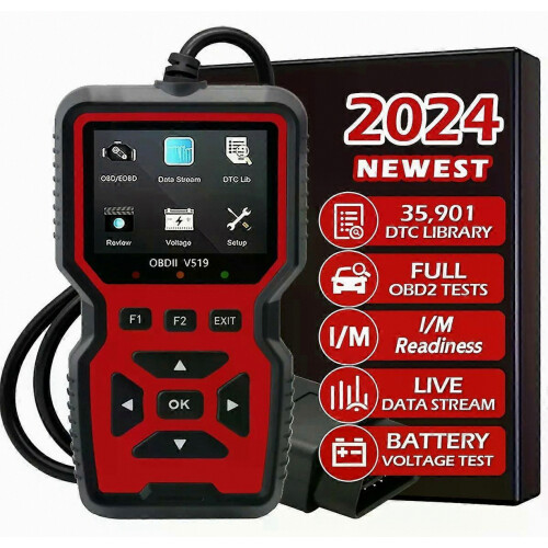 Car Fault Detector V519 OBD2 Scanner, Engine System Diagnostic Tool, Fault Code Reader for Vehicle Diagnostics 1
