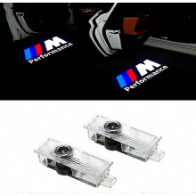 2 Pack LED Car Door Logo Projection Lights, Ghost Shadow Welcome Puddle Lamps, Easy Installation, Replacement Accessory for Vehicle Door S